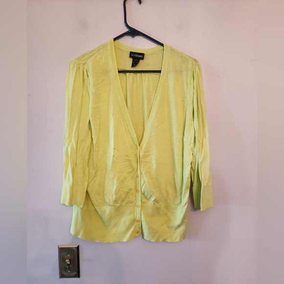 Lane Bryant button sweater cardigan green size 18/20 - Picture 1 of 3